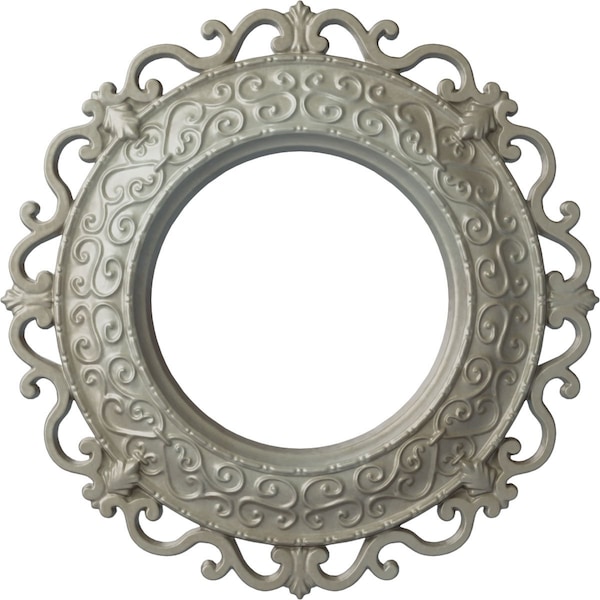 Ekena Millwork Orrington Ceiling Medallion (Fits Canopies up to 6 5/8"), 13 1/4"OD x 6 5/8"ID x 1 1/8"P, Flash Gold CM13ORFLS - main